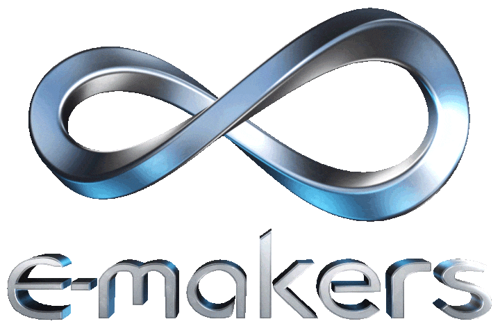 E-Makers logo, logo emakers